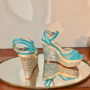 Blue Turquoise shoes